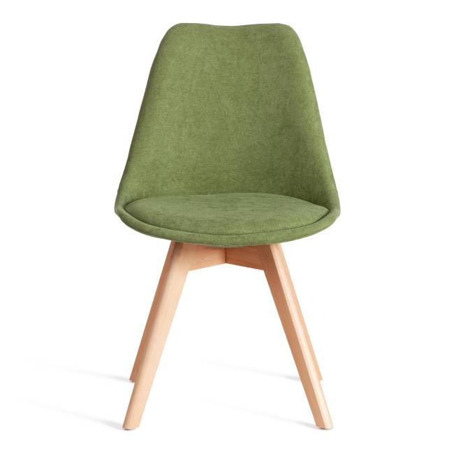 Стул TULIP SOFT (mod. 053V) / 1 шт. в упаковке дерево/пластик/ткань, 49,5 x 54,5 x 84 см, Зеленый (Green) LY1701-7 зеленый дерево/пластик/ткань