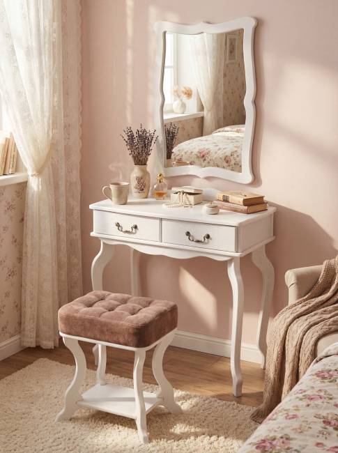 Консоль Берже 21 белый ясень