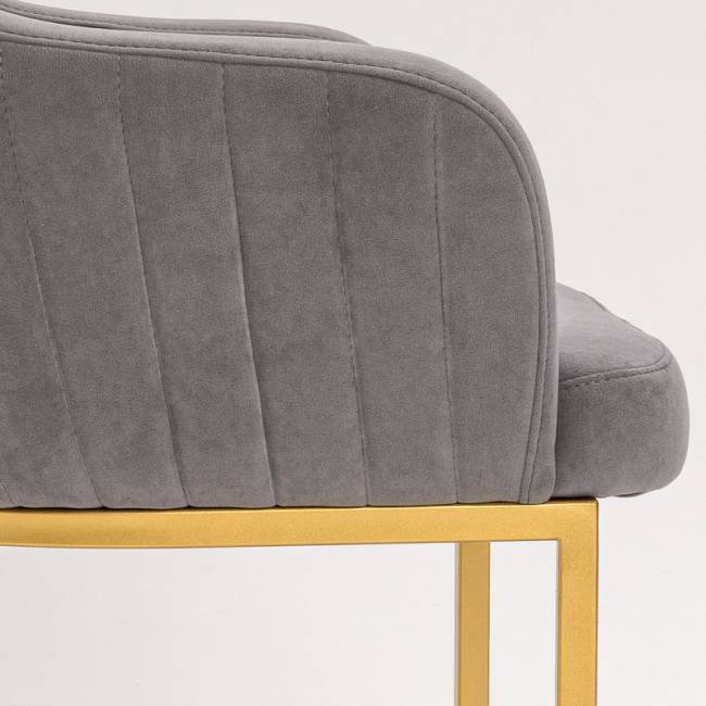 Стул Amely Gray / Gold