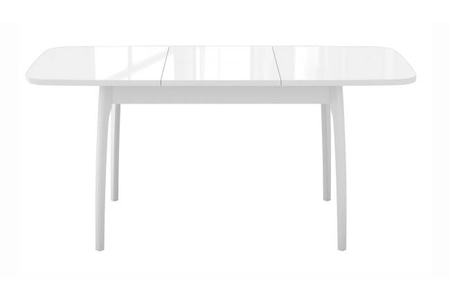 Стол DikLine M15 белый/стекло белое optiwhite