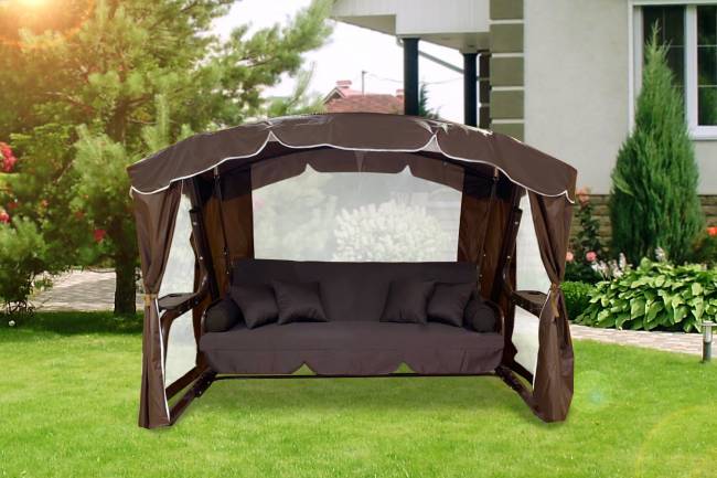 Садовые качели СИНГАПУР Шоколад