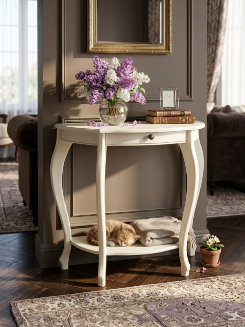 Консоль Элегант дуб шампань Л