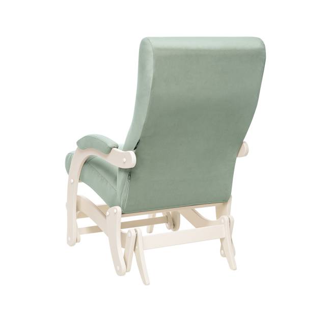 Кресло-маятник Leset Дэми Слоновая кость V14 бирюзовый