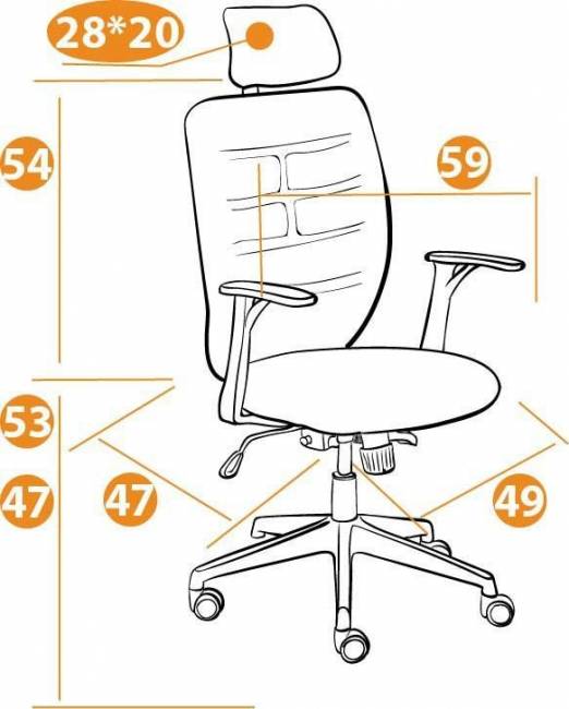 Кресло офисное «Кара-1» (Kara-1 green) (Зелёная ткань)